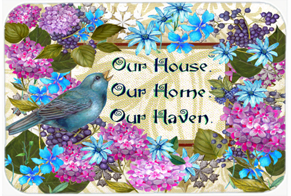 Our House Our Home Our Haven Glass Cutting Board- Large