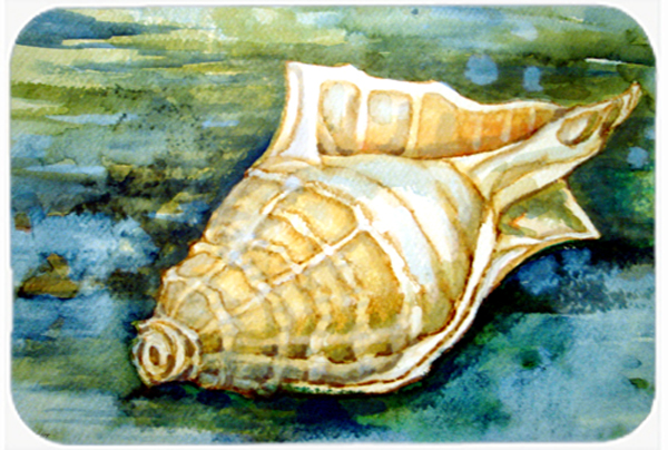 Seashells Inspire Me Glass Cutting Board- Large