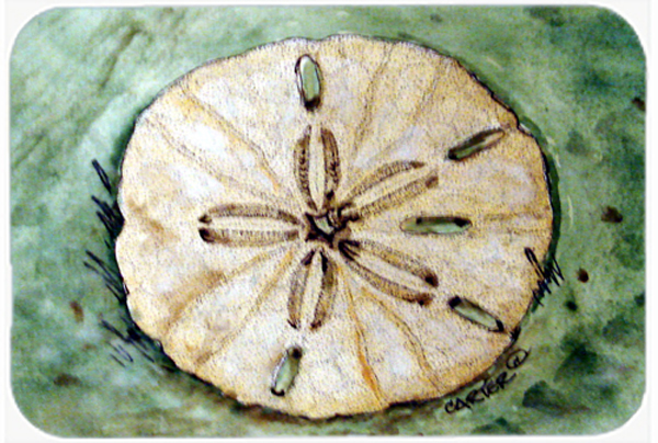 Sending Sand Dollars Back To Sea Glass Cutting Board- Large