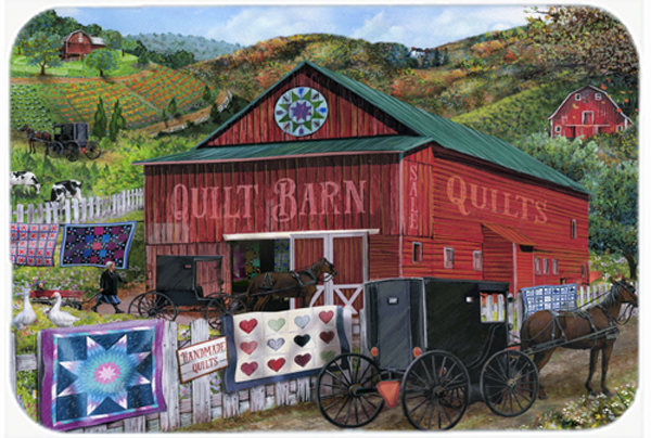 The Quilt Barn Glass Cutting Board, Large