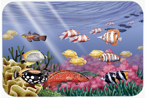 Undersea Fantasy 7 Glass Cutting Board- Large
