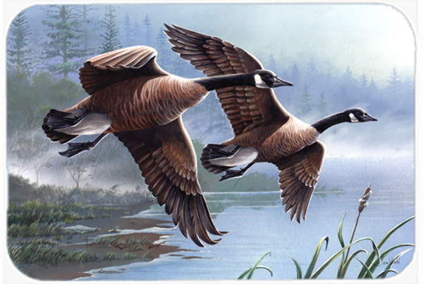 Geese On The Wing Glass Cutting Board- Large