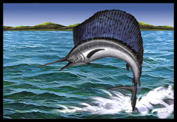 Blue Marlin Indoor & Outdoor Mat, 18 x 27 in.
