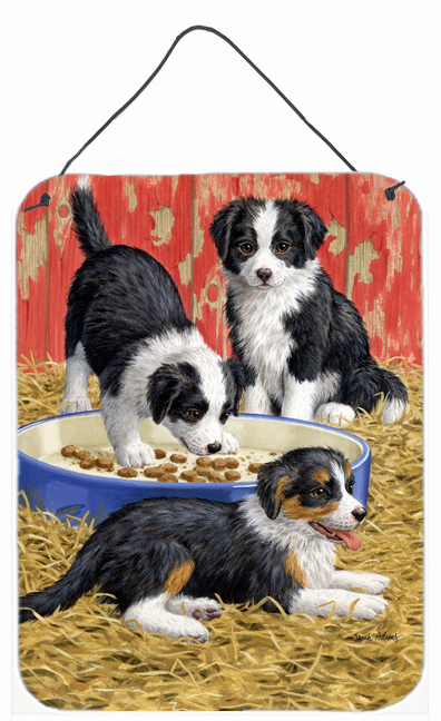 Border Collie Pups Wall and Door Hanging Prints