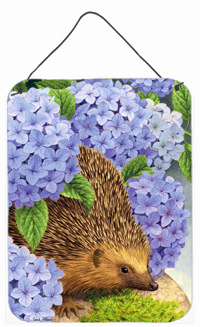 Hedgehog & Hydrangea Wall and Door Hanging Prints