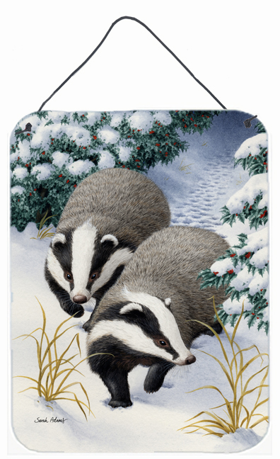 Badgers On The Move Wall and Door Hanging Prints