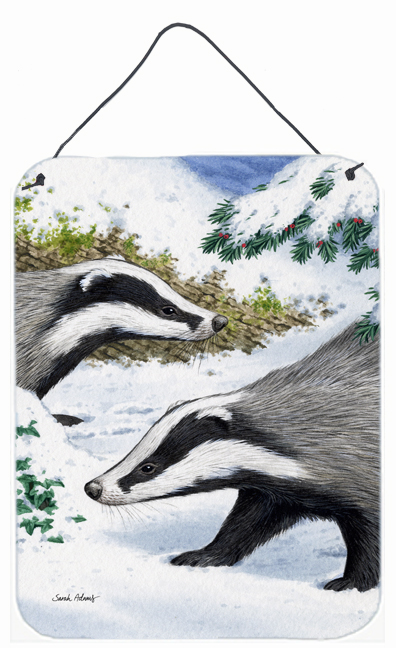 Badgers Look Here Wall and Door Hanging Prints