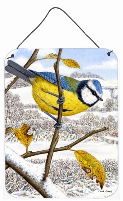 Eurasian Blue Tits Bird Wall and Door Hanging Prints
