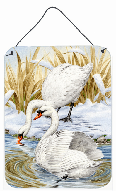 White Swans Wall and Door Hanging Prints