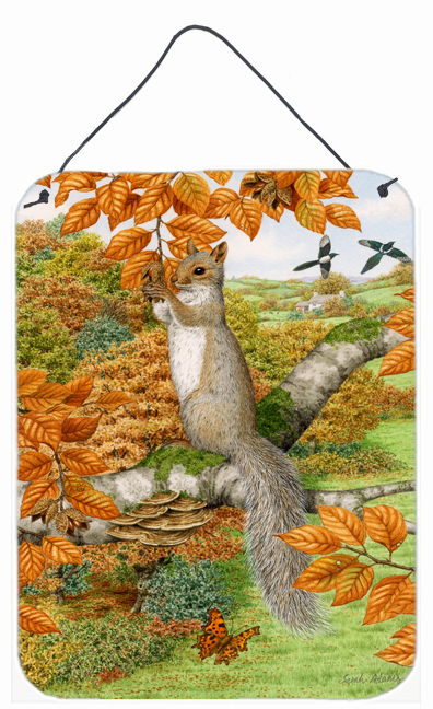 Grey Squirrel Wall and Door Hanging Prints
