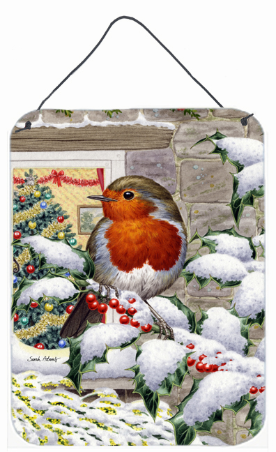 European Robin At The Window Wall and Door Hanging Prints