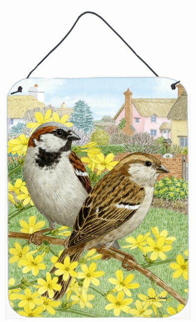 House Sparrows Wall and Door Hanging Prints