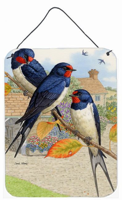 Barn Swallows Wall and Door Hanging Prints