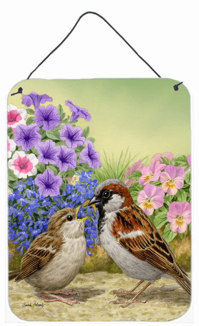 House Sparrows Wall and Door Hanging Prints