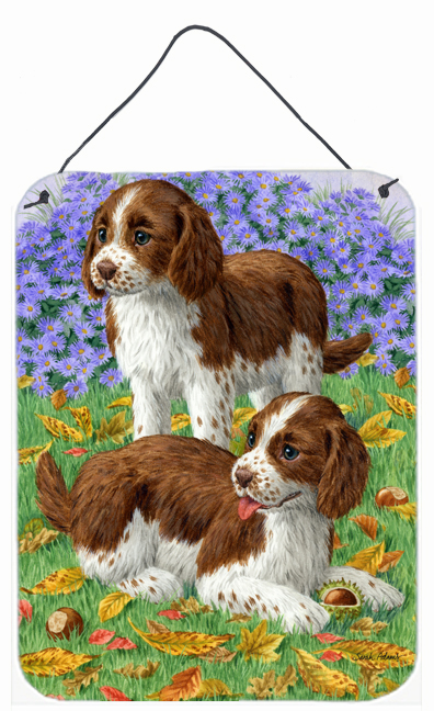 Welsh Springer Spaniel Pups Wall and Door Hanging Prints