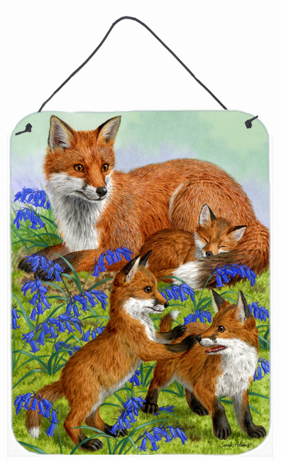 Fox Family Wall and Door Hanging Prints