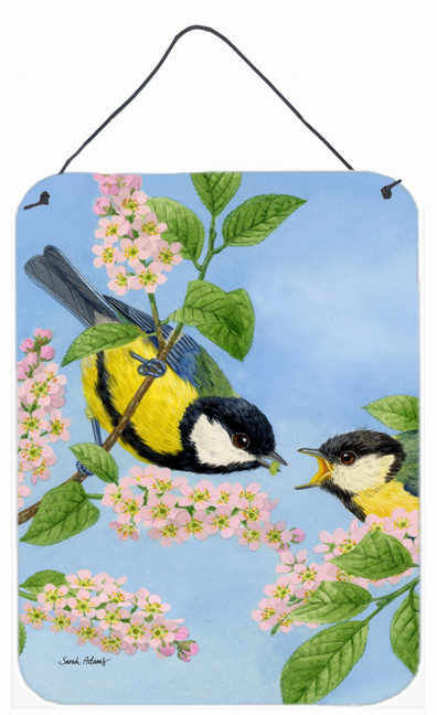 Eurasian Blue Tits Birds Wall and Door Hanging Prints