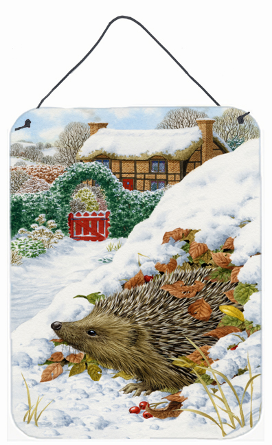 Hedgehog Holiday Wall and Door Hanging Prints