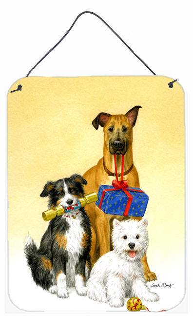 Westie- German Shepherd And Aussie Wall and Door Hanging Prints