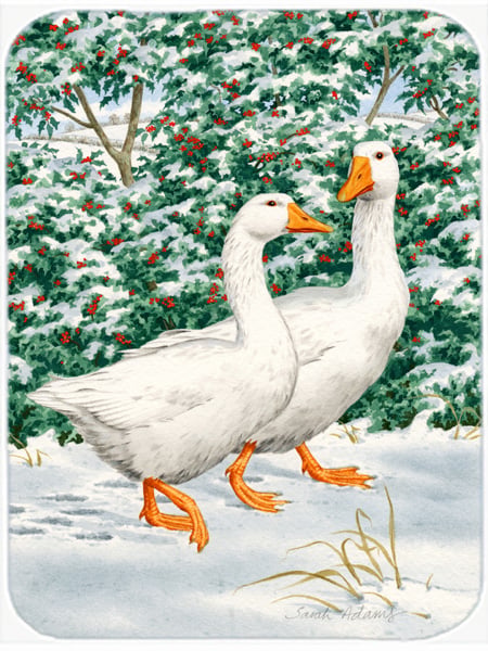 Picture of Carolines Treasures ASA2012LCB Geese Glass Cutting Board- Large