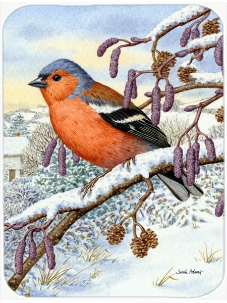 Picture of Carolines Treasures ASA2066LCB Eurasian Bullfinch Glass Cutting Board- Large