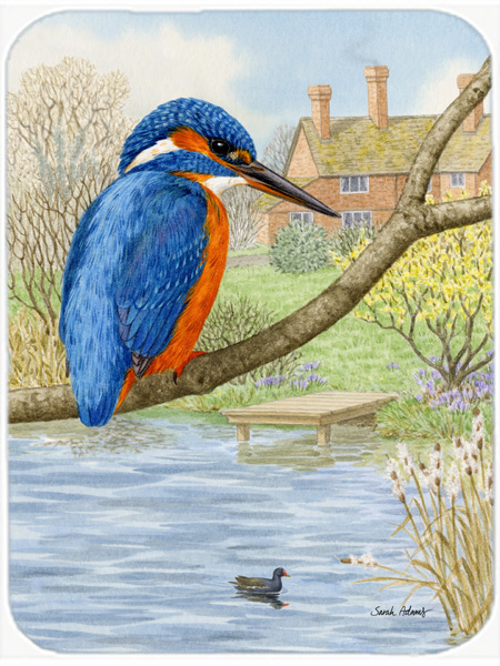 Picture of Carolines Treasures ASA2093LCB Kingfisher Glass Cutting Board- Large
