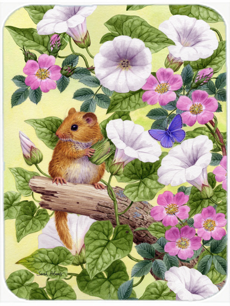 Picture of Carolines Treasures ASA2137LCB Dormouse Glass Cutting Board- Large