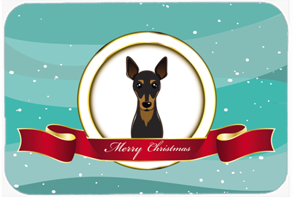 BB1550MP Min Pin Merry Christmas Mouse Pad- Hot Pad & Trivet
