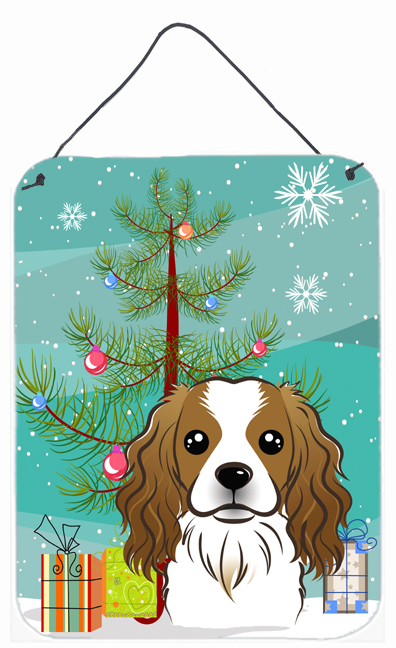 Christmas Tree And Cavalier Spaniel Wall and Door Hanging Prints