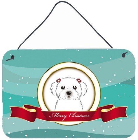 Maltese Merry Christmas Wall and Door Hanging Prints