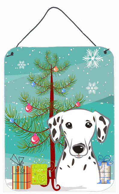 Christmas Tree And Dalmatian Wall and Door Hanging Prints