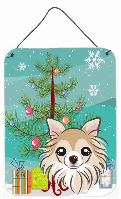 BB1623DS1216 Christmas Tree And Chihuahua Wall and Door Hanging Prints