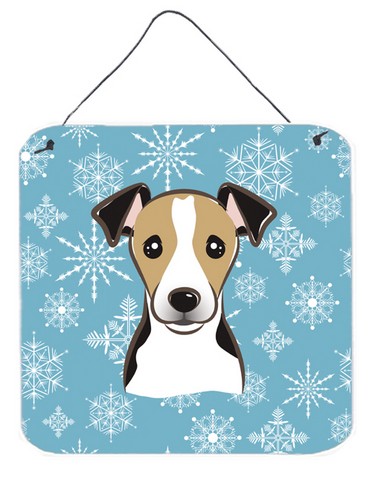 Snowflake Jack Russell Terrier Wall and Door Hanging Prints