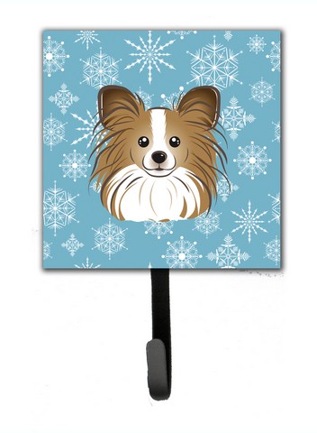 Snowflake Papillon Leash & Key Holder