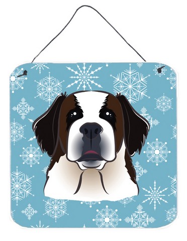 Snowflake Saint Bernard Wall and Door Hanging Prints