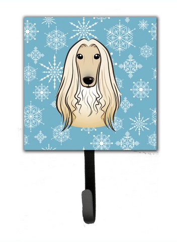 Snowflake Afghan Hound Leash & Key Holder