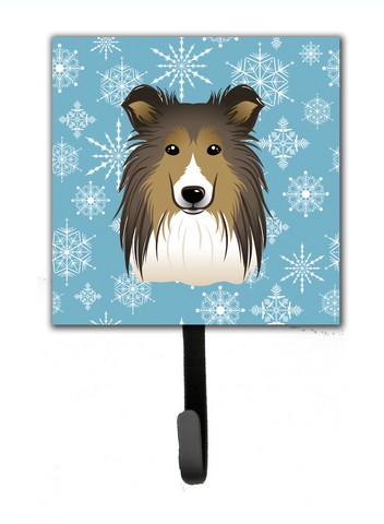 Snowflake Sheltie Leash & Key Holder