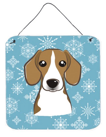 Snowflake Beagle Wall and Door Hanging Prints