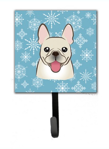 Snowflake French Bulldog Leash & Key Holder