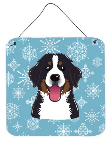 Snowflake Bernese Mountain Dog Wall and Door Hanging Prints