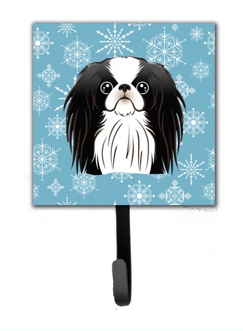 Snowflake Japanese Chin Leash & Key Holder