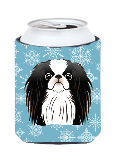 Snowflake Japanese Chin Can & Bottle Hugger
