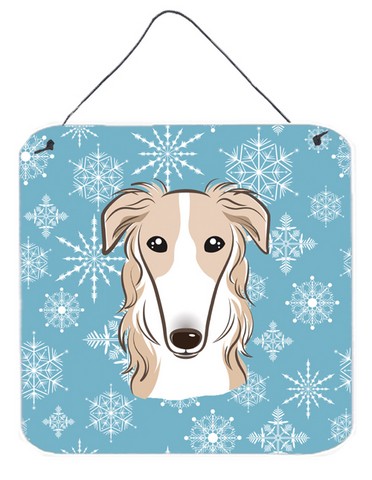 Snowflake Borzoi Wall and Door Hanging Prints