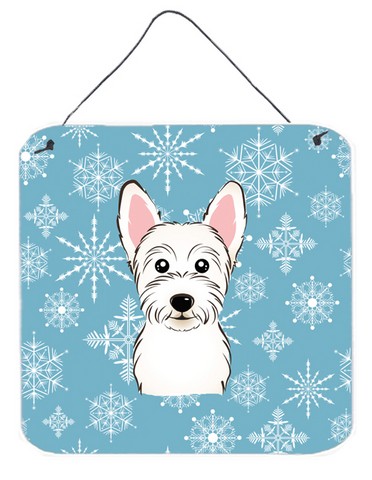 Snowflake Westie Wall and Door Hanging Prints
