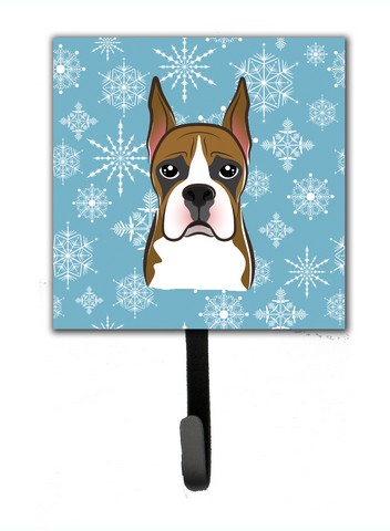 Snowflake Boxer Leash & Key Holder