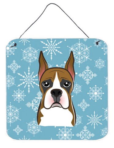 Snowflake Boxer Wall and Door Hanging Prints