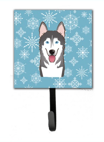 Snowflake Alaskan Malamute Leash & Key Holder