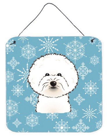 Snowflake Bichon Frise Wall and Door Hanging Prints