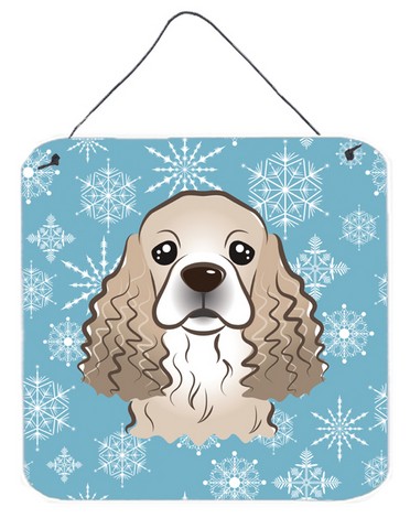 Snowflake Cocker Spaniel Wall and Door Hanging Prints