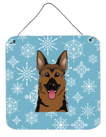 Snowflake German Shepherd Wall and Door Hanging Prints